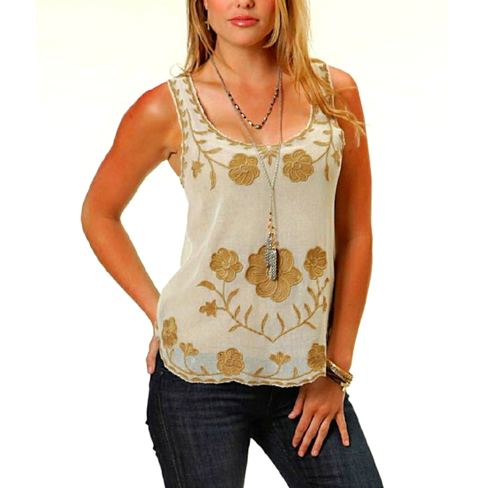 Roper Embroidered Top
